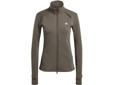 ADIDAS Damen Jacke Trainingsjacke Braun