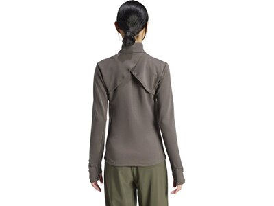 ADIDAS Damen Jacke Trainingsjacke Braun