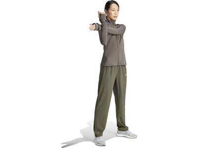 ADIDAS Damen Jacke Trainingsjacke Braun