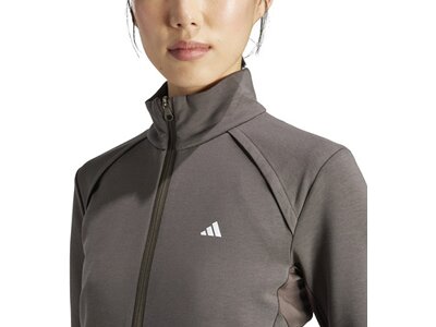 ADIDAS Damen Jacke Trainingsjacke Braun