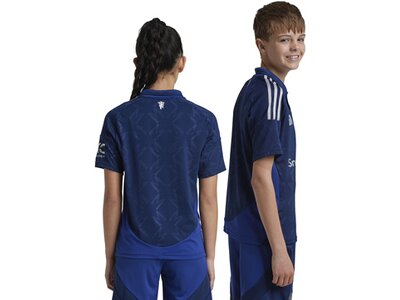 ADIDAS Kinder Trikot Manchester United 24/25 Kids Auswärtstrikot Blau
