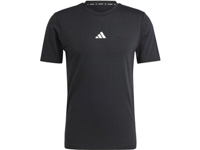ADIDAS Herren Shirt Workout Logo Schwarz