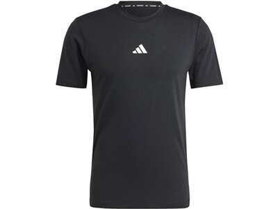 ADIDAS Herren Shirt Workout Logo Schwarz