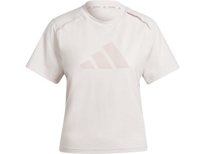 ADIDAS Damen Shirt Power Performance Big Logo Pink