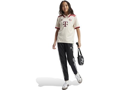 ADIDAS Kinder Trikot FC Bayern München 24/25 Ausweichtrikot Weiß