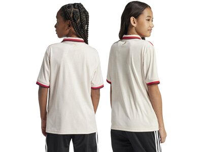 ADIDAS Kinder Trikot FC Bayern München 24/25 Ausweichtrikot Weiß