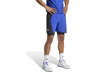 ADIDAS Herren Shorts Tennis 2-in-1 Blau