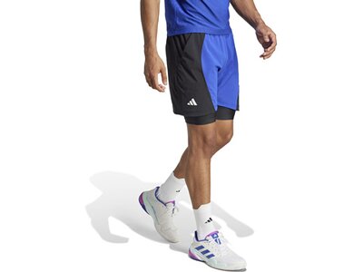 ADIDAS Herren Shorts Tennis 2-in-1 Blau