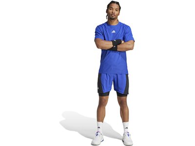 ADIDAS Herren Shorts Tennis 2-in-1 Blau