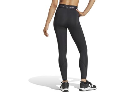ADIDAS Damen Tight TECHFIT COLD.RDY Full-Length Grau