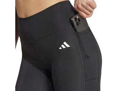 ADIDAS Damen Tight Optime Essentials Stash Pocket Full-Length Schwarz