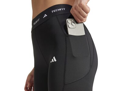 ADIDAS Damen Tight TECHFIT Stash Pocket Full-Length Schwarz