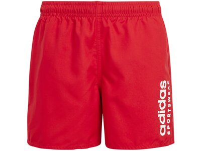 ADIDAS Kinder Badeshorts Sportswear Essentials Logo CLX Kids Rot