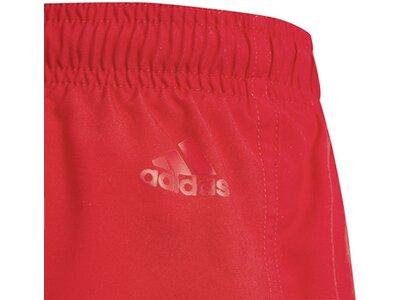 ADIDAS Kinder Badeshorts Sportswear Essentials Logo CLX Kids Rot