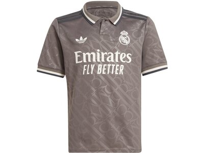 ADIDAS Kinder Trikot Real Madrid 24/25 Ausweichtrikot Grau