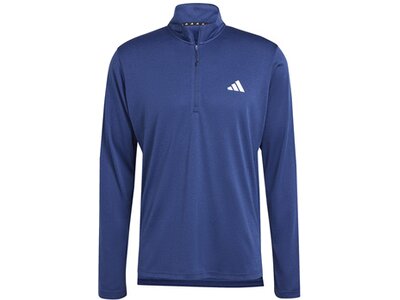 ADIDAS Herren Sweatshirt Train Essentials Training 1/4-Zip Blau