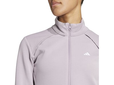 ADIDAS Damen Jacke Trainingsjacke Silber