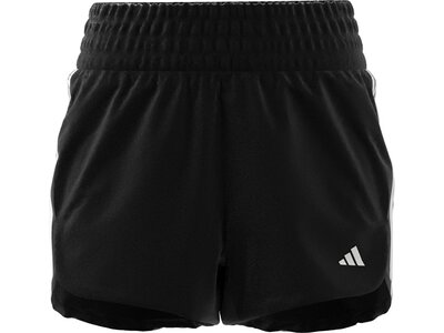 ADIDAS Damen Shorts Pacer Training 3-Streifen Woven High-Rise (Länge 5 Zoll) Schwarz