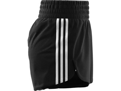 ADIDAS Damen Shorts Pacer Training 3-Streifen Woven High-Rise (Länge 5 Zoll) Schwarz