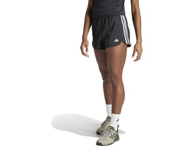 ADIDAS Damen Shorts Pacer Training 3-Streifen Woven High-Rise (Länge 5 Zoll) Schwarz