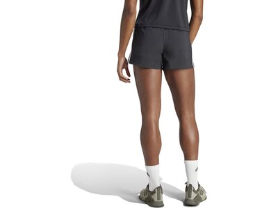 ADIDAS Damen Shorts Pacer Training 3-Streifen Woven High-Rise (Länge 5 Zoll) Schwarz