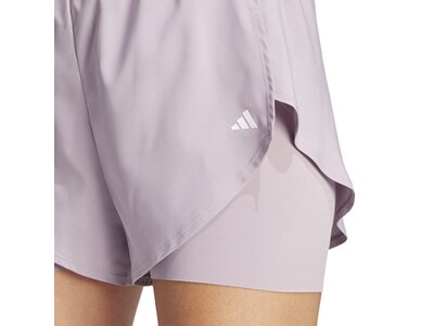 ADIDAS Damen Shorts Designed for Training 2-in-1 Silber