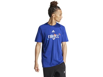 ADIDAS Herren Fanshirt UEFA EURO24™ Frankreich Blau