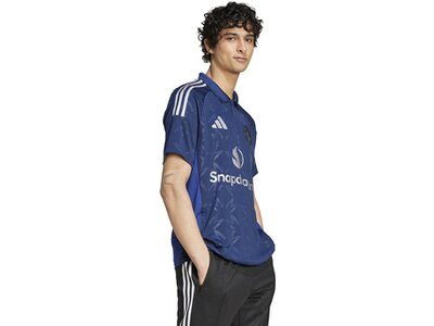 ADIDAS Herren Trikot Manchester United 24/25 Auswärtstrikot Blau