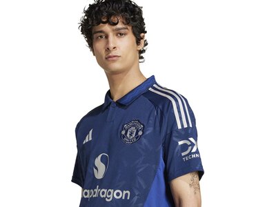 ADIDAS Herren Trikot Manchester United 24/25 Auswärtstrikot Blau