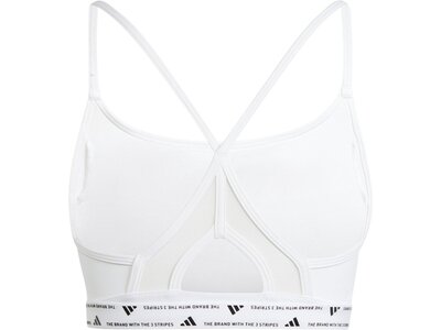 ADIDAS Damen BH Aeroreact Training Light-Support Weiß