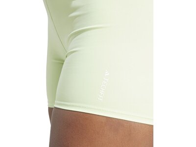 ADIDAS Damen Tight Techfit kurze (Länge 4 Zoll) Grau