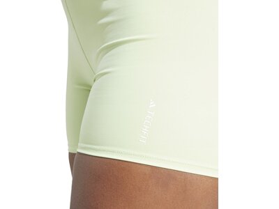 ADIDAS Damen Tight Techfit kurze (Länge 4 Zoll) Grau