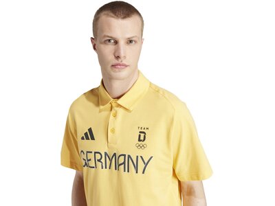 ADIDAS Herren Polo Team Deutschland Z.N.E. Gelb