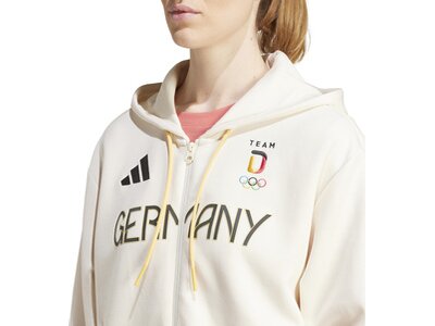 ADIDAS Damen Kapuzensweat Team Deutschland Weiß