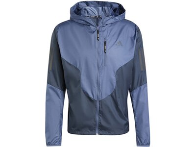 ADIDAS Herren Jacke Own the Run AEROREADY Blau