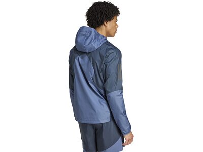 ADIDAS Herren Jacke Own the Run AEROREADY Blau