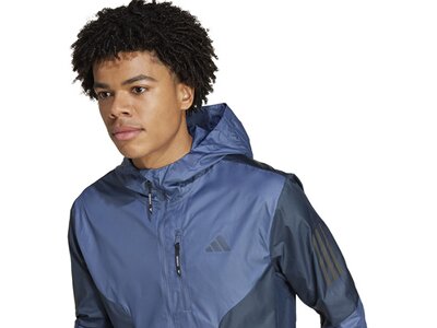 ADIDAS Herren Jacke Own the Run AEROREADY Blau