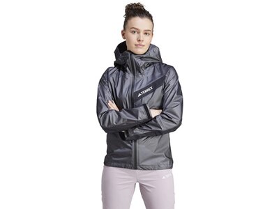 ADIDAS Damen Funktionsjacke Terrex Techrock Light GORE-TEX Active Grau