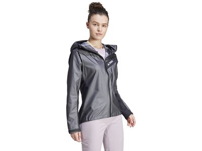 ADIDAS Damen Funktionsjacke Terrex Techrock Light GORE-TEX Active Grau