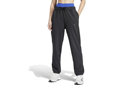 ADIDAS Damen Sporthose Power Loose Fit French Terry Schwarz