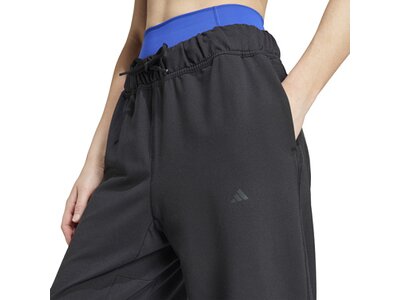 ADIDAS Damen Sporthose Power Loose Fit French Terry Schwarz
