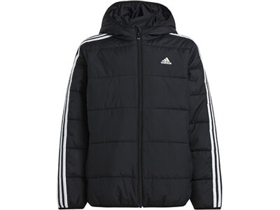 ADIDAS Kinder Jacke Essentials 3-Streifen Padded Schwarz