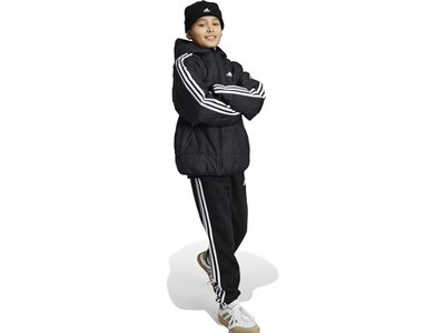 ADIDAS Kinder Jacke Essentials 3-Streifen Padded Schwarz