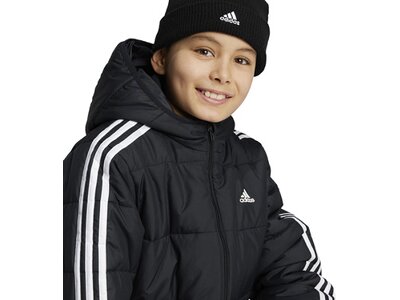 ADIDAS Kinder Jacke Essentials 3-Streifen Padded Schwarz