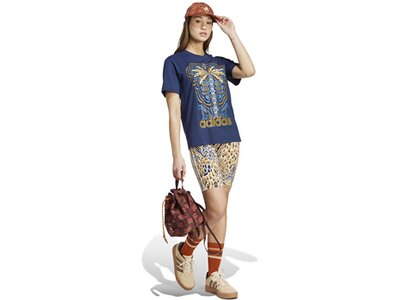 ADIDAS Damen Shirt FARM Rio Graphic Blau