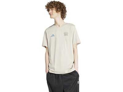 ADIDAS Herren Shirt Wiesn Fußball Graphic Grau