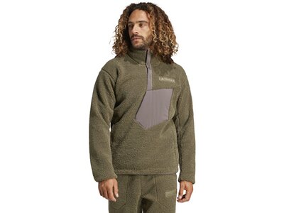 ADIDAS Herren Unterjacke Terrex Xploric High Pile Fleece Braun