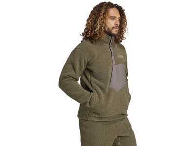 ADIDAS Herren Unterjacke Terrex Xploric High Pile Fleece Braun