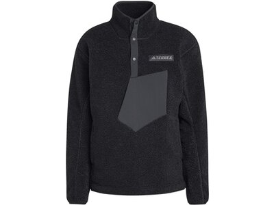 ADIDAS Herren Unterjacke Terrex Xploric High Pile Fleece Schwarz