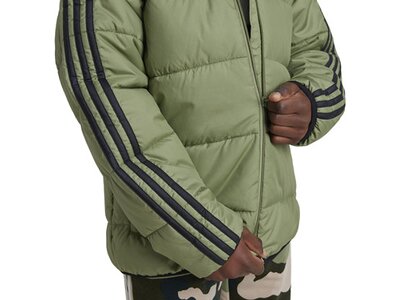 ADIDAS Kinder Jacke Essentials 3-Streifen Padded Grau